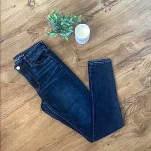 American Eagle Dark Wash Hi-Rise Jeggings